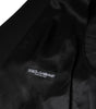 Dolce & Gabbana Black Wool Formal Dress Men Waistcoat Vest
