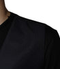 Dolce & Gabbana Black Wool Waistcoat Dress Formal Vest