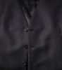 Dolce & Gabbana Black Wool Waistcoat Dress Formal Vest