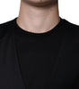 Dolce & Gabbana Black Wool Waistcoat Dress Formal Vest