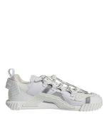 Dolce & Gabbana White Lace Up Low Top NS1 Sneakers Shoes