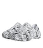Dolce & Gabbana White Black Graffiti Daymaster Sneakers Shoes