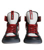 Dolce & Gabbana Multicolor Leather High Top Sneakers Shoes