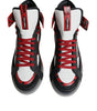 Dolce & Gabbana Multicolor Leather High Top Sneakers Shoes