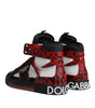 Dolce & Gabbana Multicolor Leather High Top Sneakers Shoes