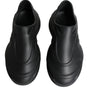 Dolce & Gabbana Black Foiled Rubber Toy Low Top Sneakers Shoes