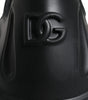 Dolce & Gabbana Black Foiled Rubber Toy Low Top Sneakers Shoes