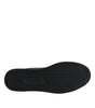 Dolce & Gabbana Black London Sacred Heart Men Sneakers Shoes