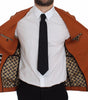 Dolce &amp; Gabbana Elegant Orange Casual Cotton Blend Blazer