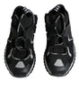 Dolce & Gabbana Black Mesh Sorrento Trekking Sneakers Shoes