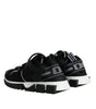 Dolce & Gabbana Black Mesh Sorrento Trekking Sneakers Shoes