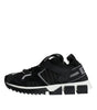Dolce & Gabbana Black Mesh Sorrento Trekking Sneakers Shoes