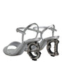Dolce & Gabbana Silver KEIRA Heels Ankle Strap Sandals Shoes