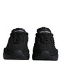 Dolce & Gabbana Black Knitted Daymaster Sneakers Shoes