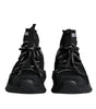 Dolce & Gabbana Black Sorrento Socks Logo Sneakers Shoes