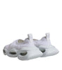 Dolce & Gabbana White Padded Fabric Low Top Sneakers Shoes