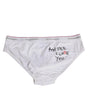 Dsquared² White Cotton Stretch Women Mid Waist Panty Underwear