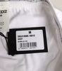 Dsquared² White Cotton Stretch Women Mid Waist Panty Underwear