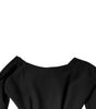 Dolce & Gabbana Black Viscose Cut Out A-line Long Sleeves Mini Dress