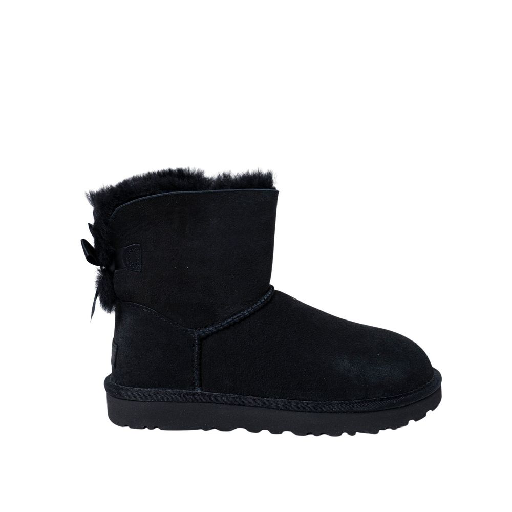 UGG Black Suede Leather Ankle
