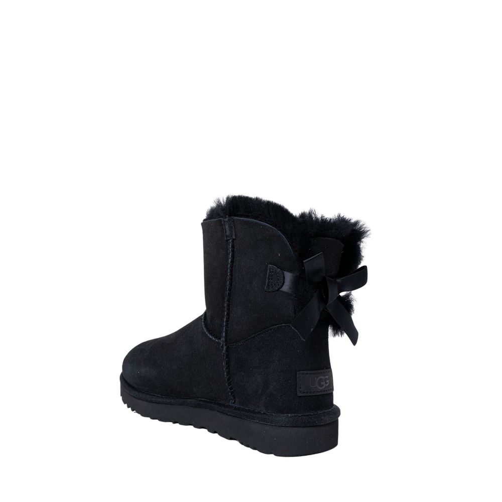UGG Black Suede Leather Ankle
