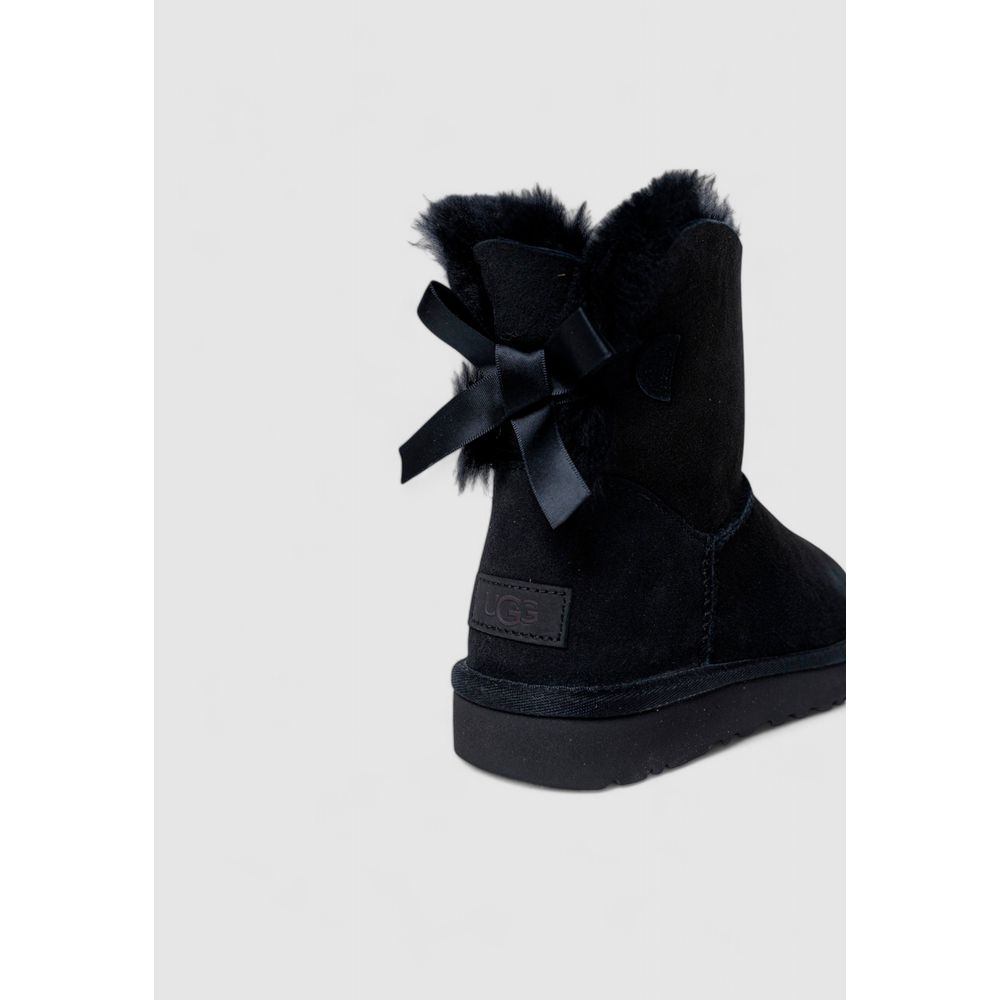 UGG Black Suede Leather Ankle