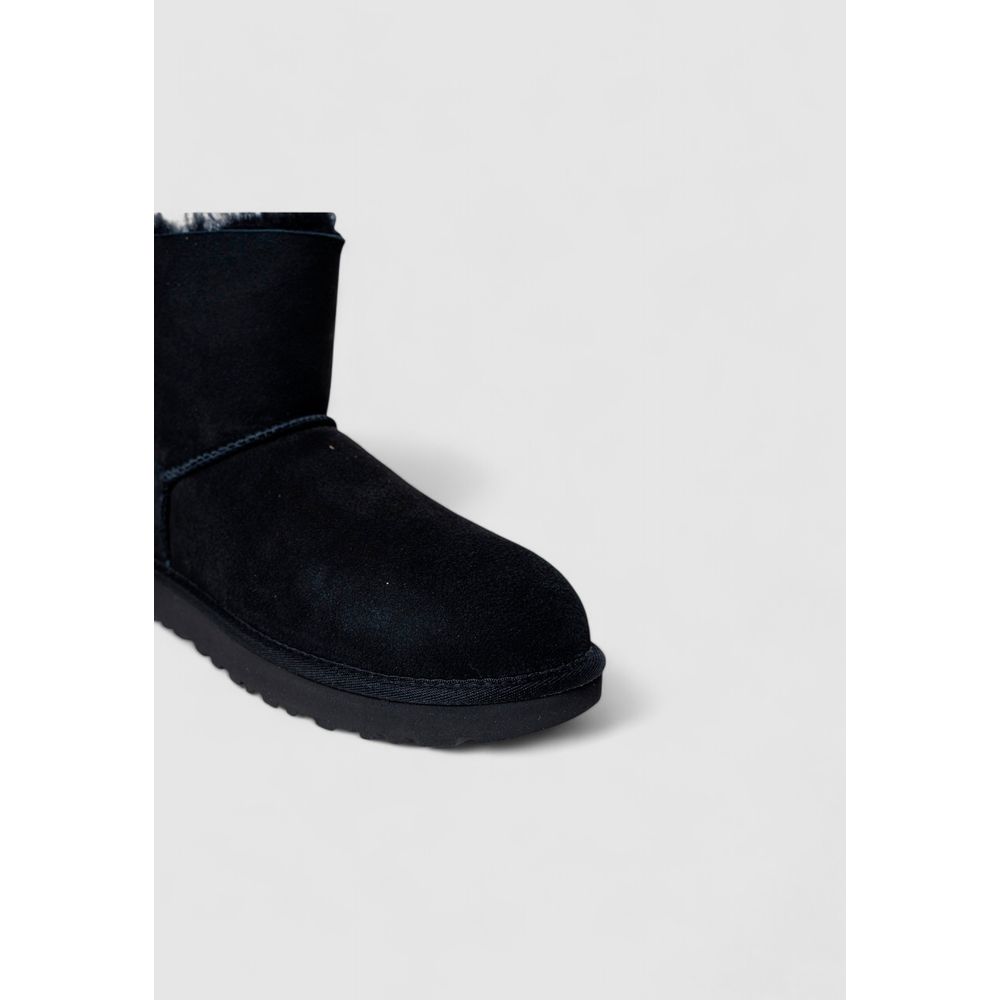 UGG Black Suede Leather Ankle