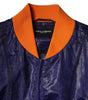 Dolce & Gabbana Blue Cotton Stretch Full Zip Bomber Jacket