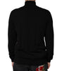 Dolce & Gabbana Black Logo Monogram Full Zip Bomber Jacket
