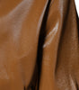 Dolce & Gabbana Brown Leather Full Zip Men Bomber Jacket
