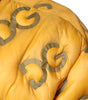 Dolce & Gabbana Yellow Logo Padded Buttoned Blouson Jacket