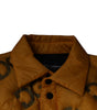Dolce & Gabbana Yellow Logo Padded Buttoned Blouson Jacket