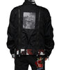 Dolce & Gabbana Black Nylon Full Zip Men Bomber Jacket