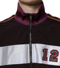 Dolce & Gabbana Multicolor Full Zip Jersey Men Bomber Jacket