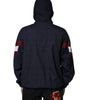 Dolce & Gabbana Blue Logo Full Zip Hooded Men Bomber Jacket