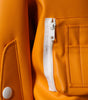 Dolce & Gabbana Orange White Full Zip Jersey Bomber Jacket