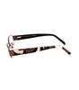 Emilio Pucci Brown Metal Frames