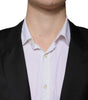 Dolce & Gabbana Black Wool Single Breasted Formal Suit