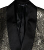 Blazer manteau simple boutonnage en jacquard Dolce & Gabbana Gold SICILIA