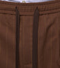 Dolce & Gabbana Brown Stripes Skinny Men Dress Pants