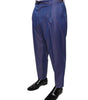 Dolce & Gabbana Blue Wool Tapered Formal Dress Pants