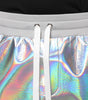 Dolce & Gabbana Silver Iridescent Men Jogger Sweatpants Pants