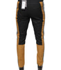 Dolce & Gabbana Multicolor Stripe Skinny Cotton Pants