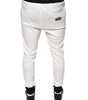 Dolce & Gabbana White Cotton Slim Men Jogger Sweatpants Pants