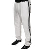 Dolce & Gabbana White Polyester Formal Dress Pants