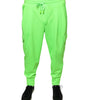 Dolce & Gabbana Neon Green Polyester Cargo Jogger Sweatpants Pants