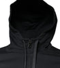 Dolce &amp; Gabbana Black Cotton Hooded Men Full Zip Sweater