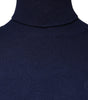 Dolce &amp; Gabbana Blue Wool Knit Turtleneck Pullover Sweater