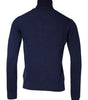 Dolce &amp; Gabbana Blue Wool Knit Turtleneck Pullover Sweater