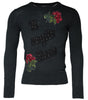 Dolce &amp; Gabbana Gray Embellished Crew Neck Pullover Sweater
